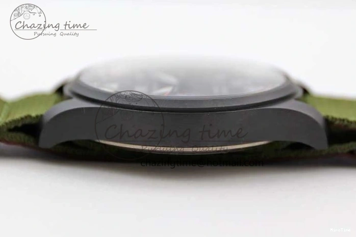 MIROTIME 0219 Packable Mark XVIII ‘TOPGUN SFTI’ Ceramic M+F Best Edition Black Dial on Green Nylon Strap 7048